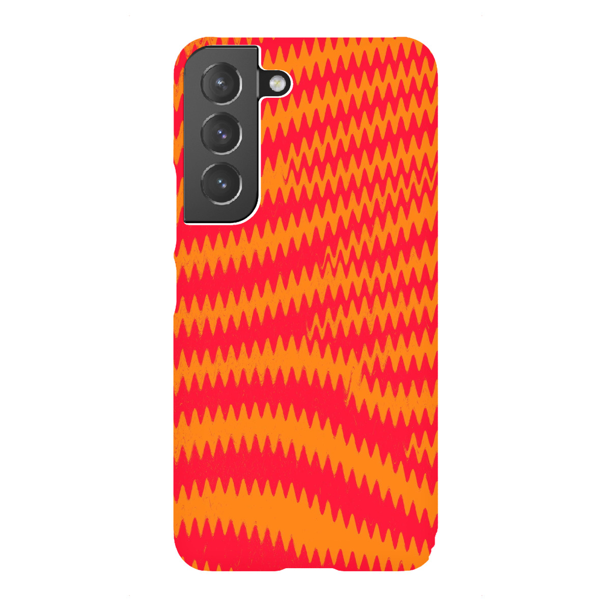 "Zebra Pattern rotorange"für Samsung Galaxy - Premium-Case Handyhülle artboxONE