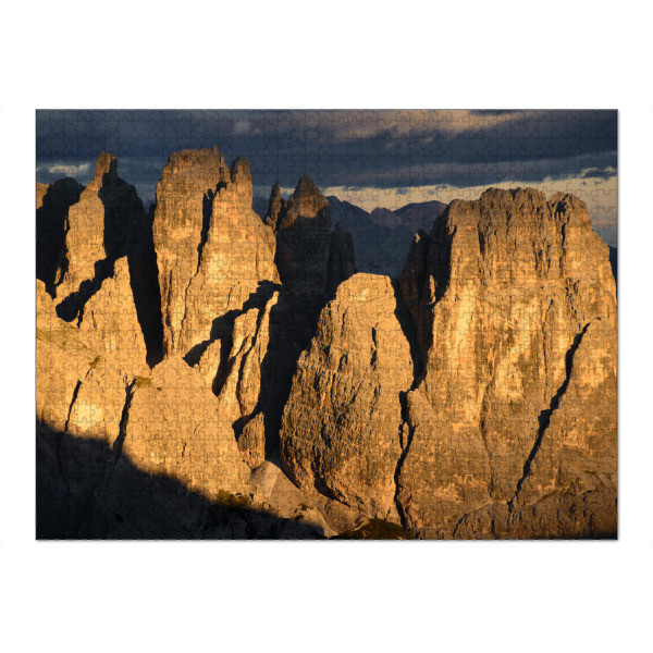 Puzzle Ravensburger "Paternkofel bei Sonnenuntergang" artboxONE - Natur - Dolomiten,Berg,Tre cime - Bild dolomiten
