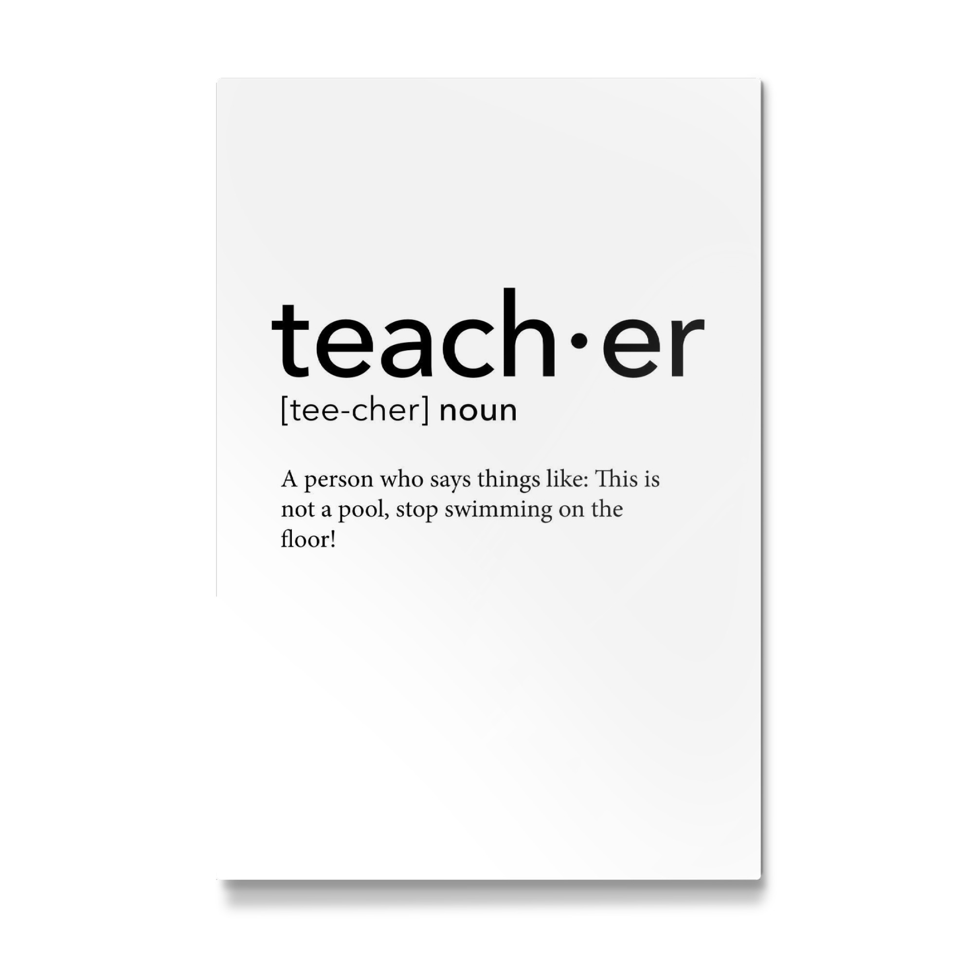 Galerie-Print "Teacher definition 30" 30x20 cm artboxONE