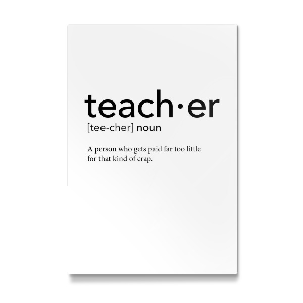 Galerie-Print "Teacher definition 06" 30x20 cm artboxONE