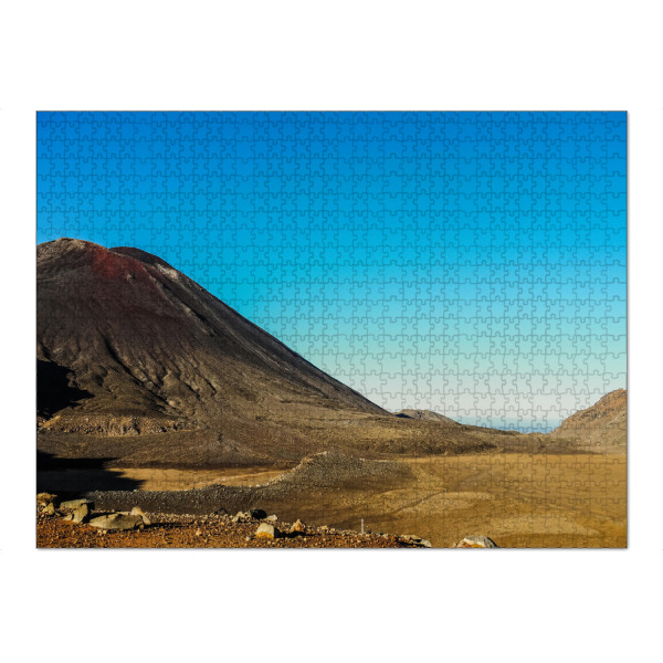 Puzzle Ravensburger "Mond auf Erden" artboxONE - Natur,Reise - Vulkan,Berg,Wüste,Neuseeland - Bild vulkan