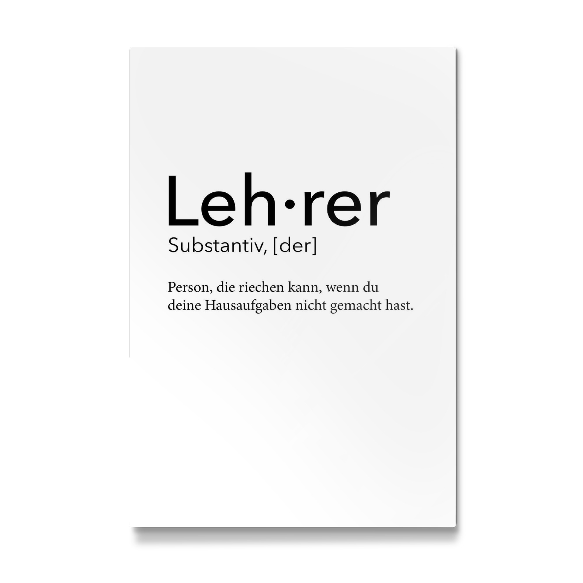 Galerie-Print "Lehrer Definition 31" 75x50 cm artboxONE