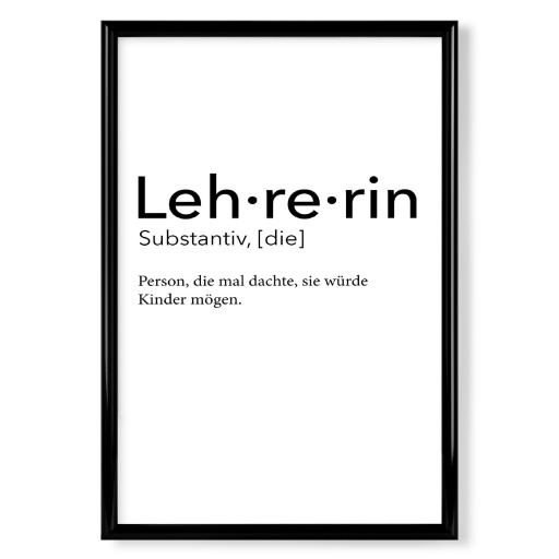 Lehrerin Definition 07