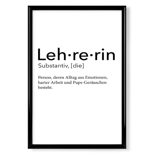 Lehrerin Definition 52