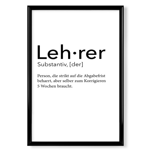 Lehrer Definition 25