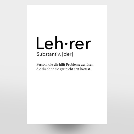 Lehrer Definition 06