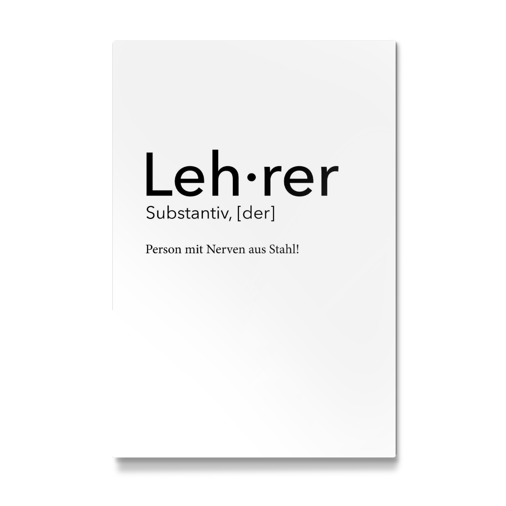 Galerie-Print "Lehrer Definition 16" 30x20 cm artboxONE