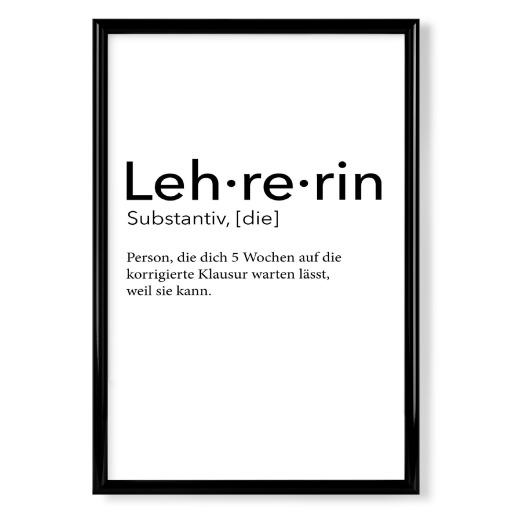 Lehrerin Definition 66