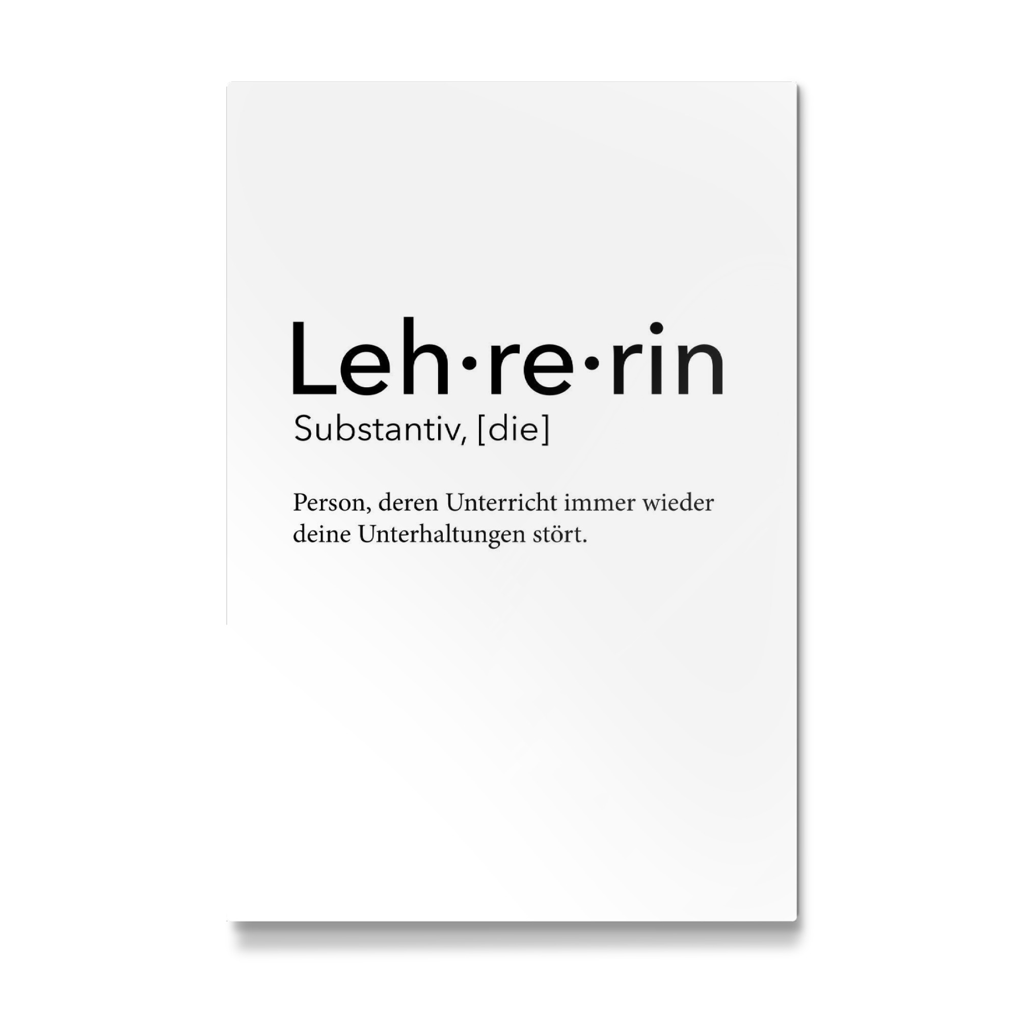 Galerie-Print "Lehrerin Definition 57" 30x20 cm artboxONE