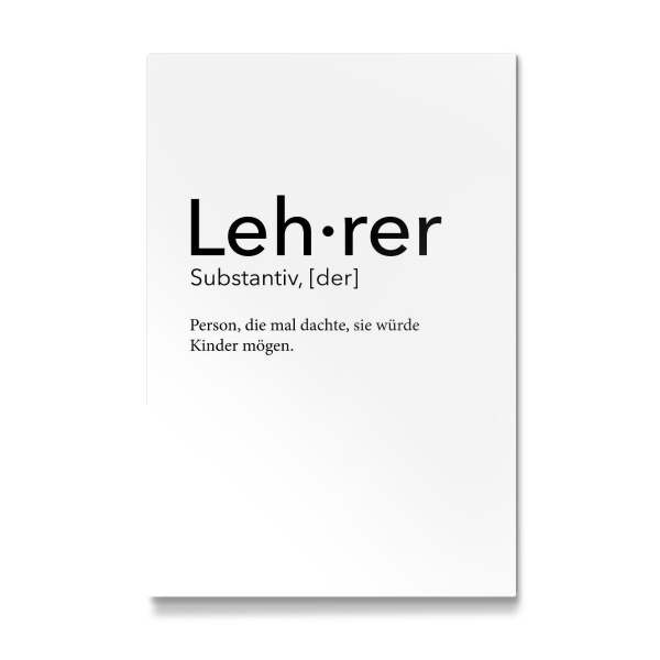 Galerie-Print "Lehrer Definition 07" 30x20 cm artboxONE