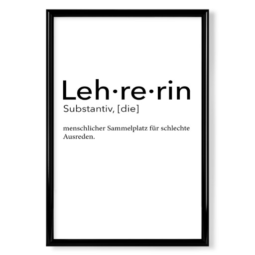 Lehrerin Definition 64