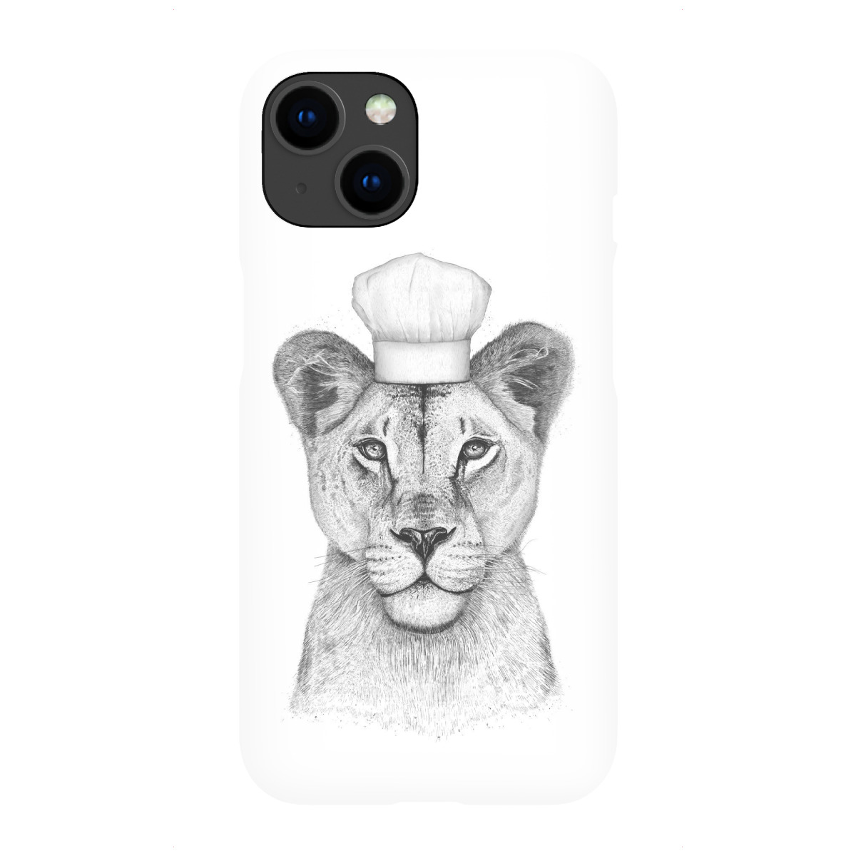 iPhone "Löwin Köchin" Premium-Case Handyhülle artboxONE
