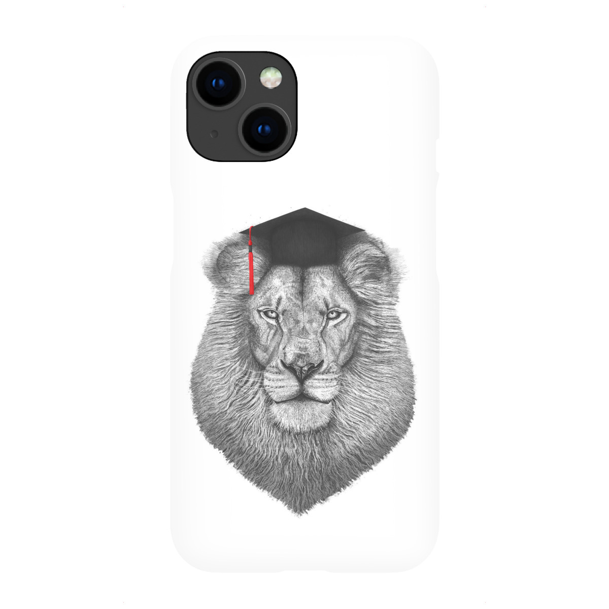 "Akademiker Löwe"für iPhone - Premium-Case Handyhülle artboxONE