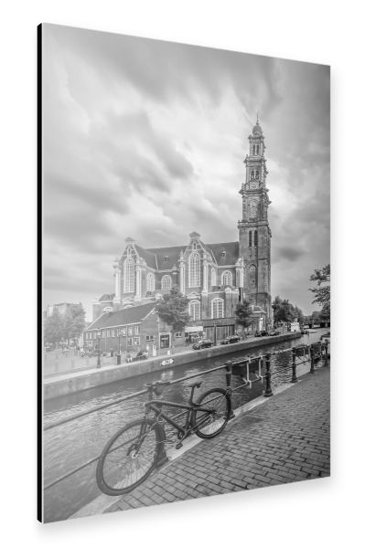 Alu-Dibond "AMSTERDAM Prinsengracht" 30x20 cm artboxONE