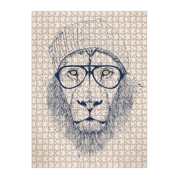 artboxONE Puzzle "Cool lion" artboxONE - Tiere - Lion,Hipster - Bild lion