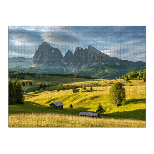 Puzzle Ravensburger "Die Seiser Alm in Südtirol" artboxONE - Natur,Reise,Reise / Länder