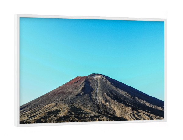 Poster mit weißem Rahmen "Mt. Doom" artboxONE - Natur - Berg,Vulkan,Neuseeland