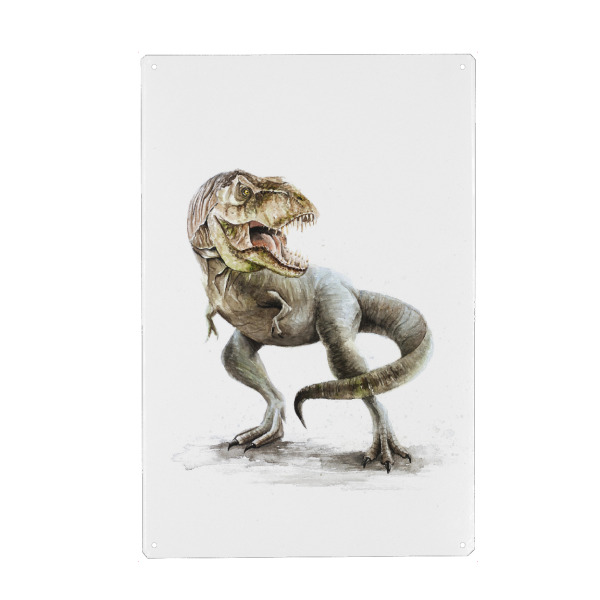 Holzbild "T-Rex" artboxONE - Tiere - Dino,Dinosaurier,Tyrannosaurus