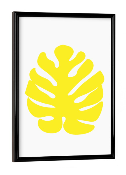Poster mit schwarzem Rahmen "Plant Part 3rd" artboxONE - Natur,Floral,Abstrakt,Geometrie