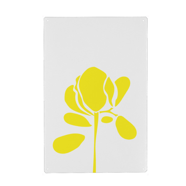 Metall Poster "Plant Part 2nd" artboxONE - Floral - Blume - Blechschild