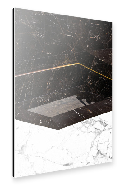 Alu-Dibond "Marble Paradox" 30x20 cm artboxONE