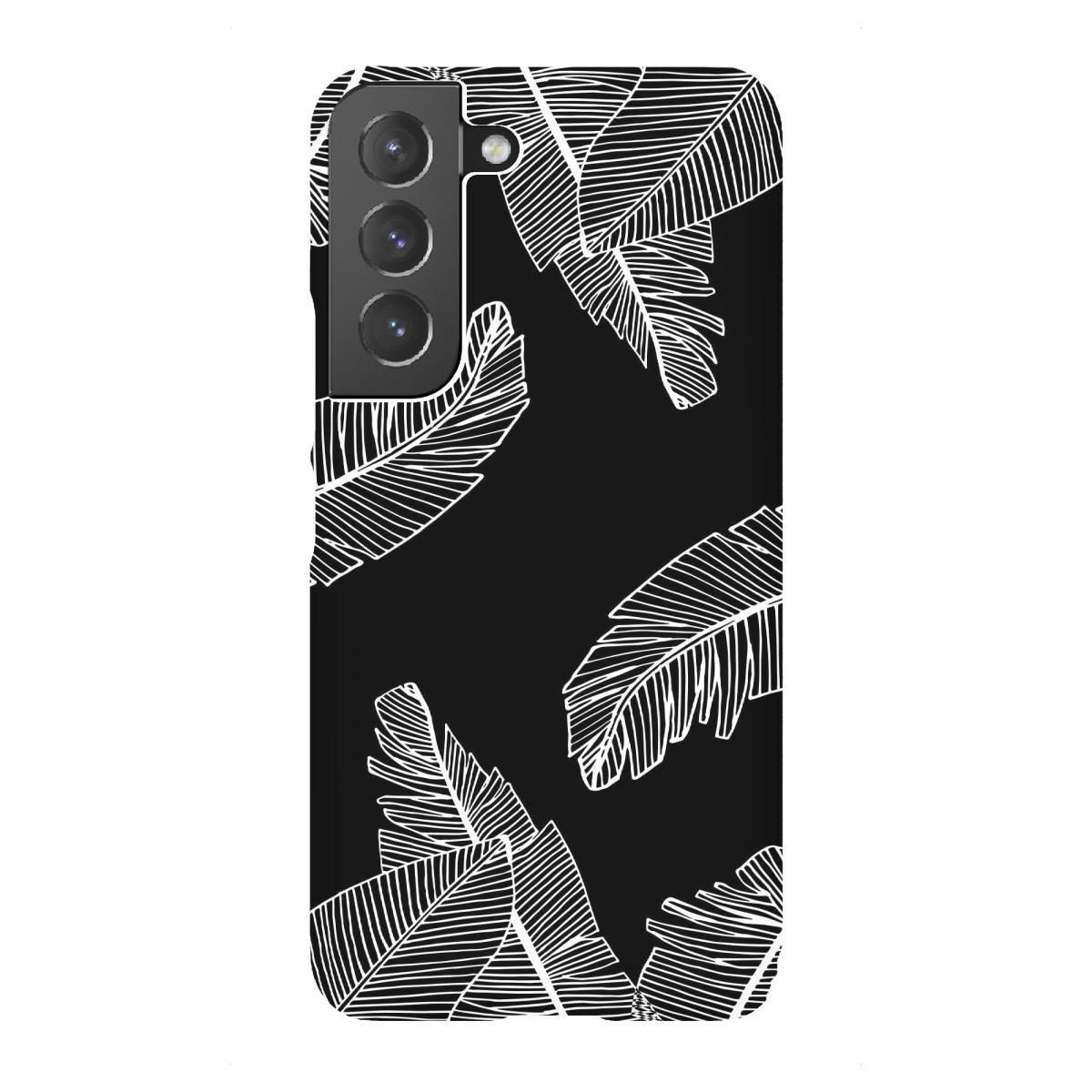 "Banana Leaves Black - Motif Six"für Samsung Galaxy - Premium-Case Handyhülle artboxONE