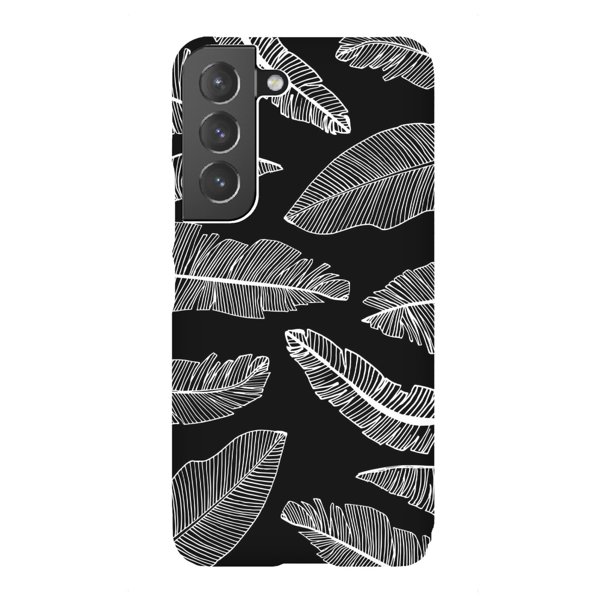Samsung Galaxy "Banana Leaves Black - Motif Three" Premium-Case Handyhülle artboxONE