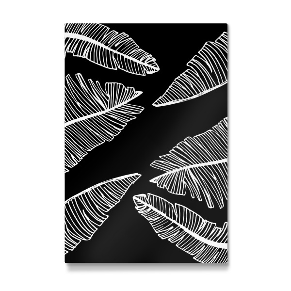 Galerie-Print "Banana Leaves Black - Motif One" 30x20 cm artboxONE