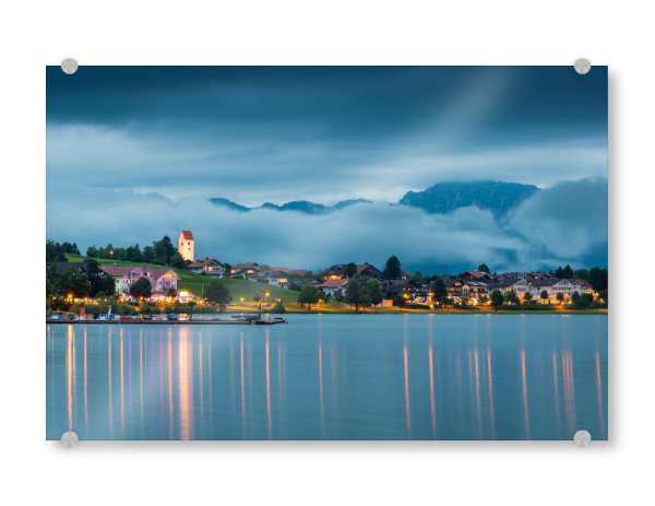 Acrylglasbild "Abend am Hopfensee" artboxONE - Reise