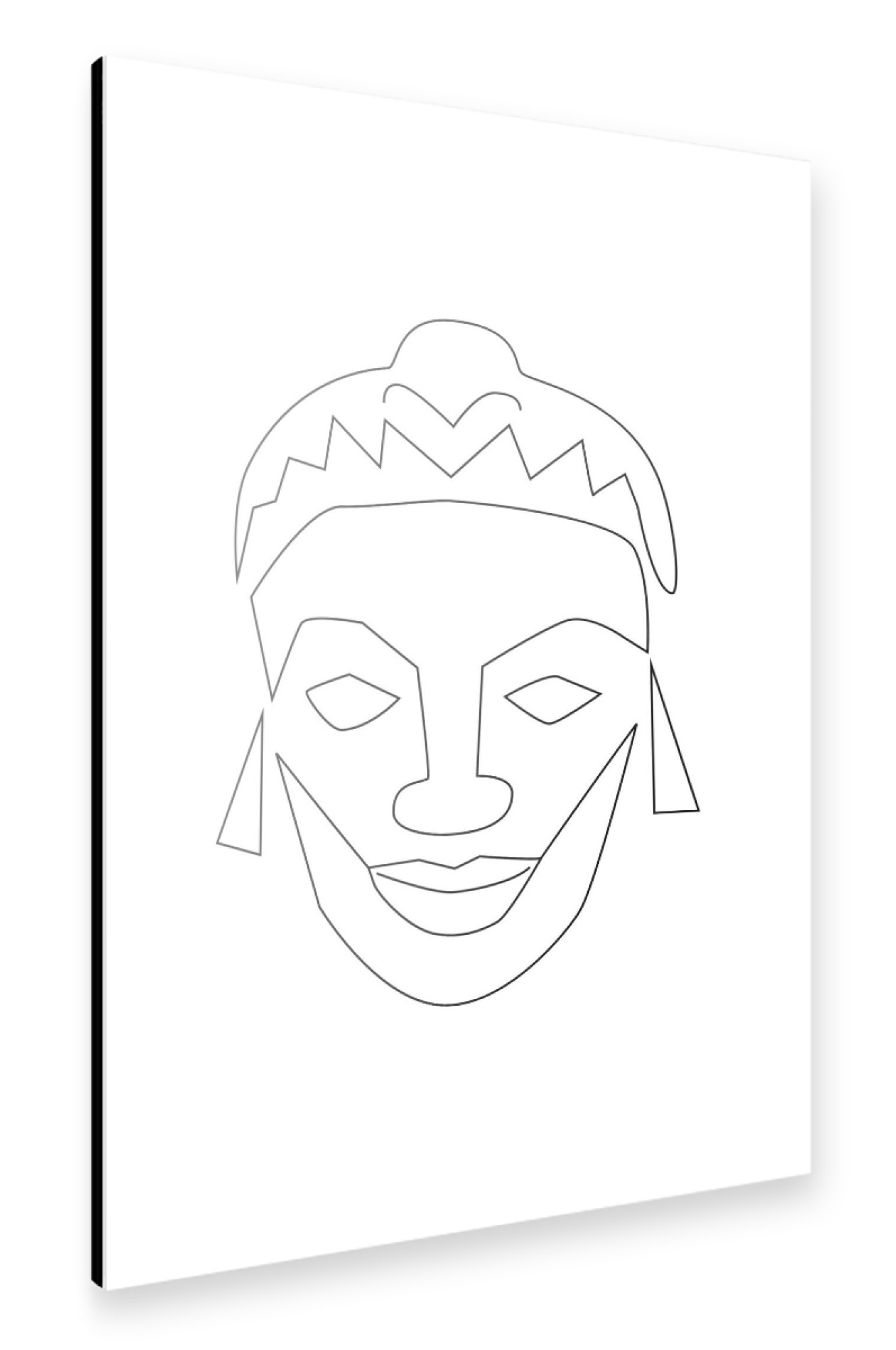 Alu-Dibond "Statue Face" 75x50 cm artboxONE
