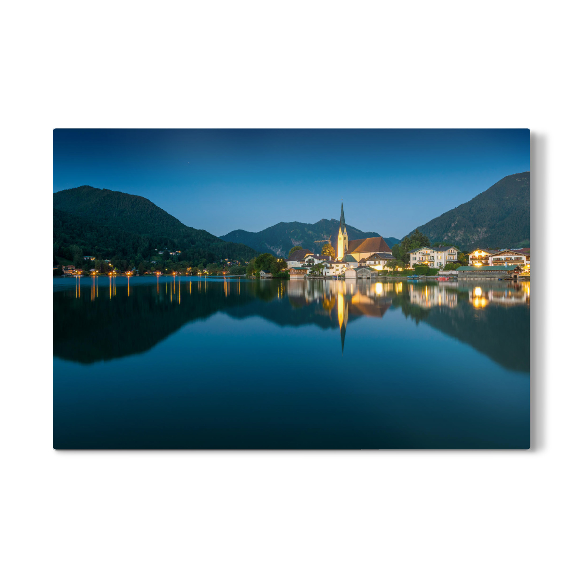 Galerie-Print "Abend am Tegernsee" 30x20 cm artboxONE