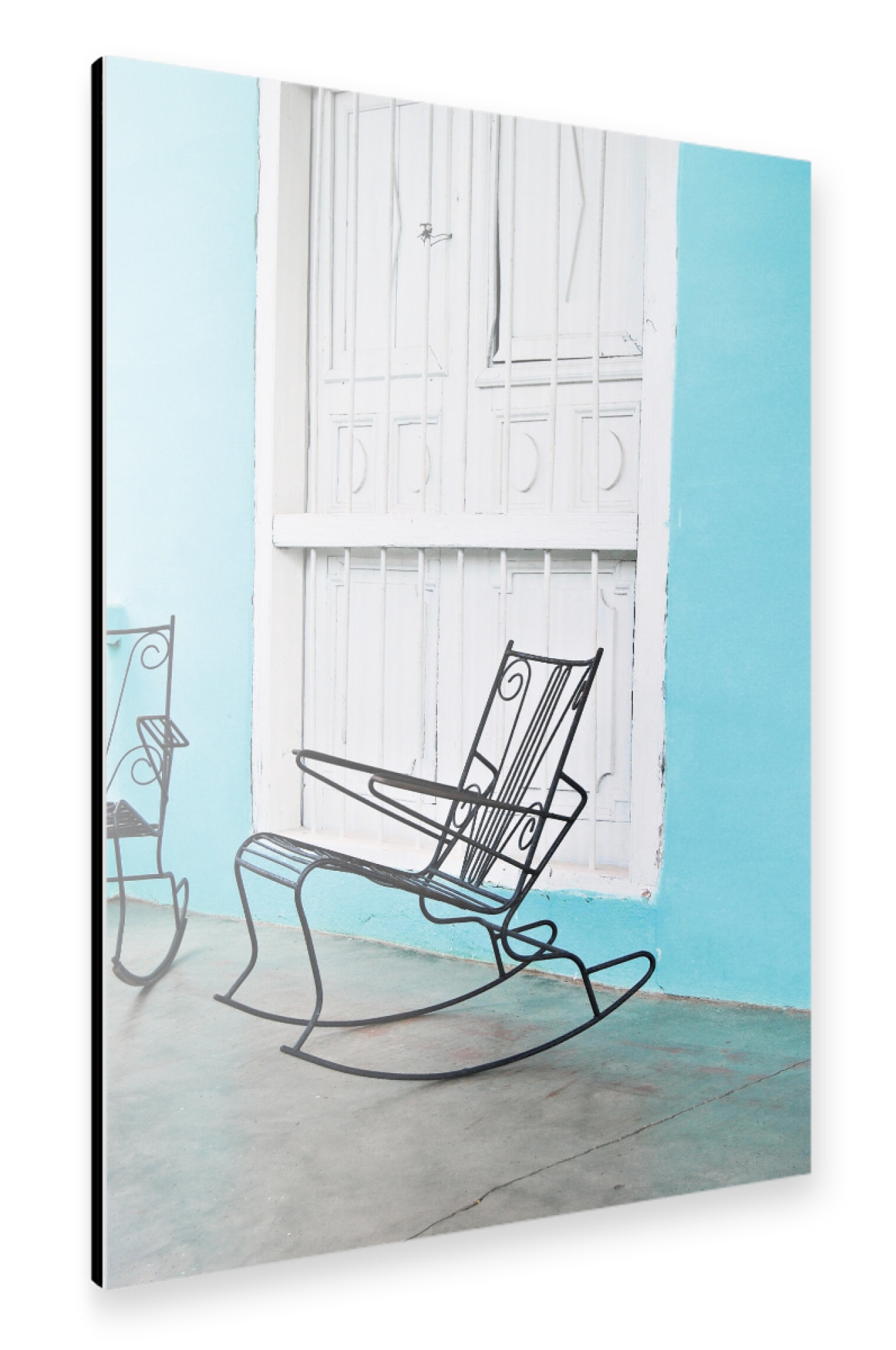 Alu-Dibond "Blue Terrace" 30x20 cm artboxONE