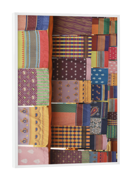 Poster mit weißem Rahmen "Ethno Feeling" artboxONE - Fashion,Reise / Asien - Ethno,Pattern,Markt,Clothes,Boho