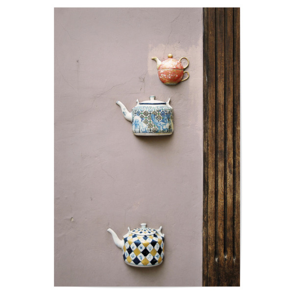 Poster 30x20 cm "It’s Tea Time" artboxONE - Städte,Architektur,Streetart,Reise / Länder