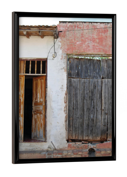 Poster mit schwarzem Rahmen "Doors" artboxONE - Städte,Reise,Architektur,Reise / Länder - Kuba,Tür,Architektur,Karibik,Building,House