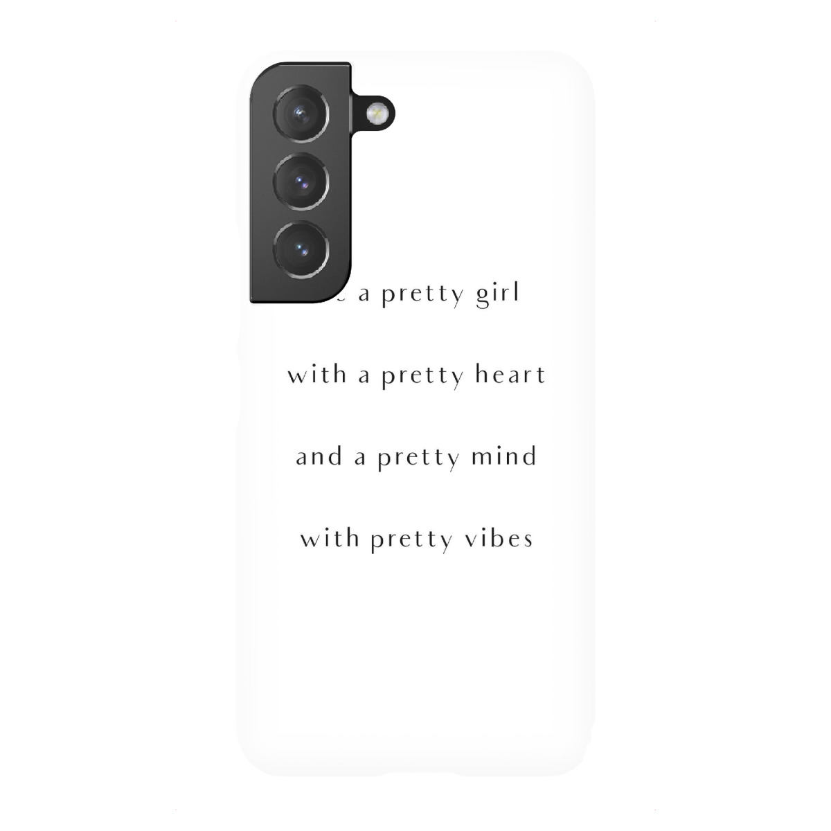 Samsung Galaxy "Be a pretty girl" Premium-Case Handyhülle artboxONE