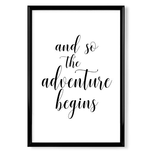 The adventure begins