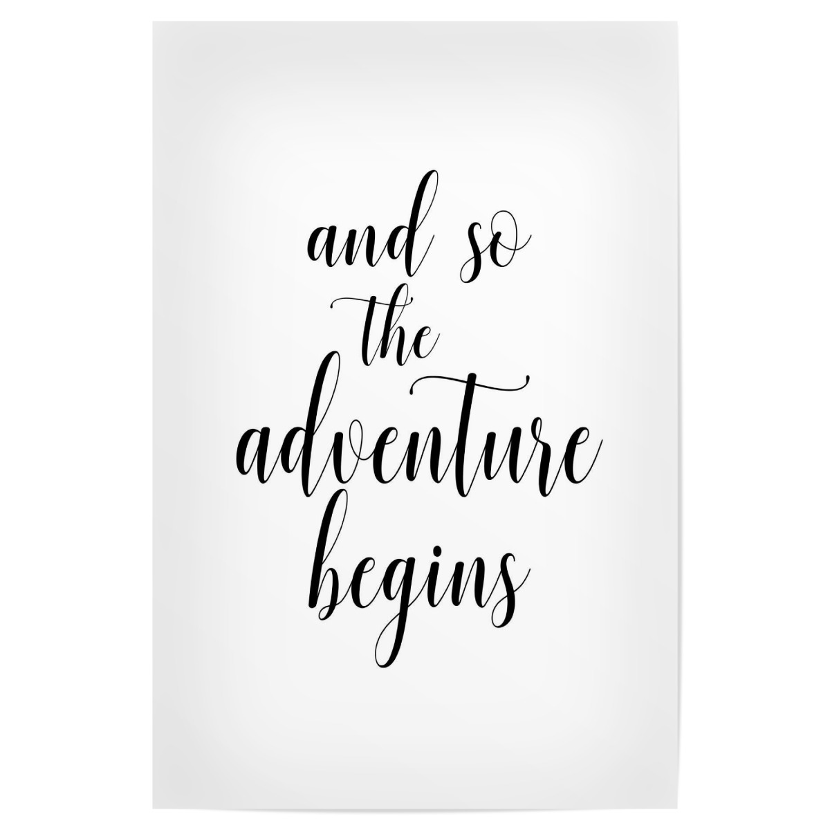 The Adventure Begins Als Poster Bei Artboxone Kaufen