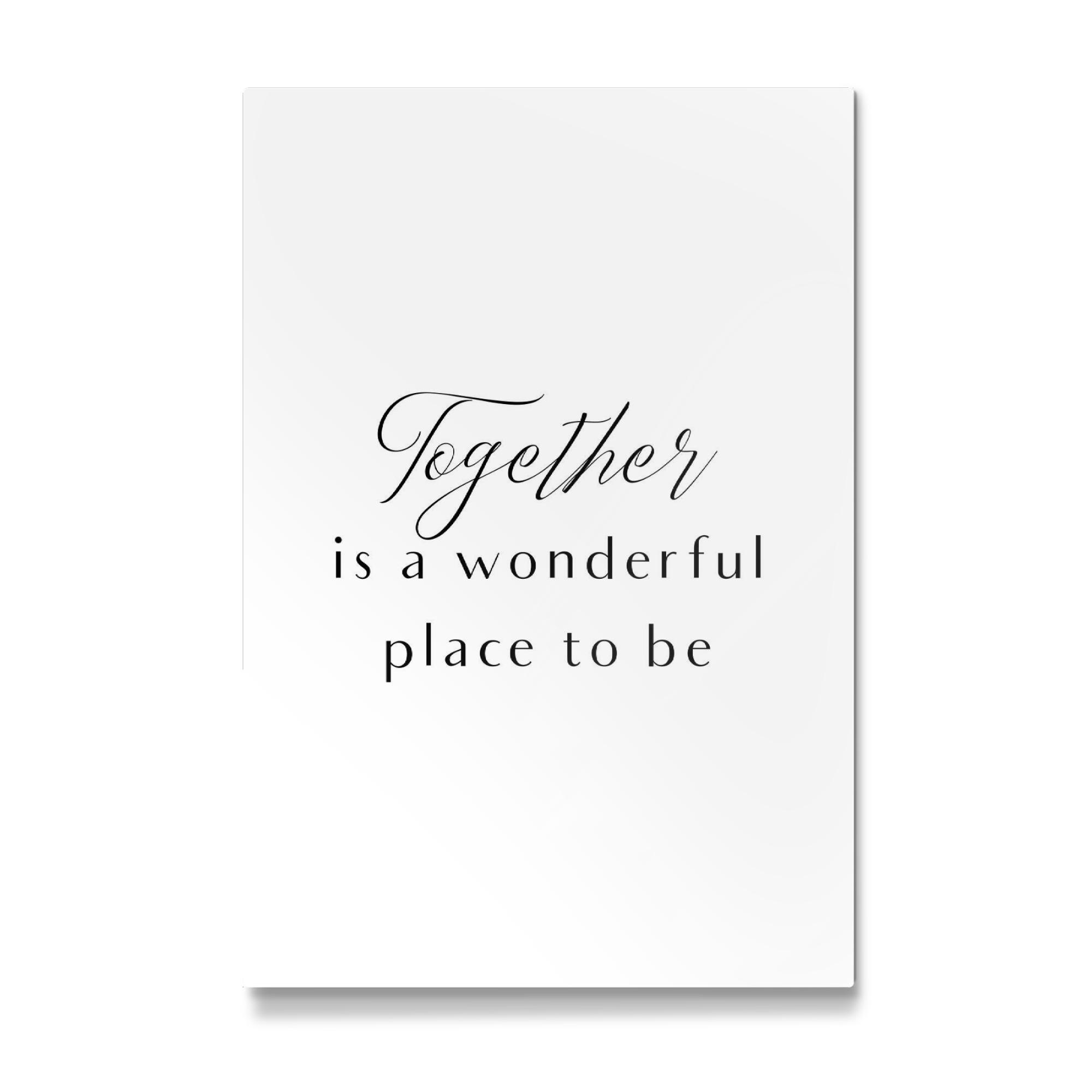 Galerie-Print "Together is a wonderful place" 30x20 cm artboxONE