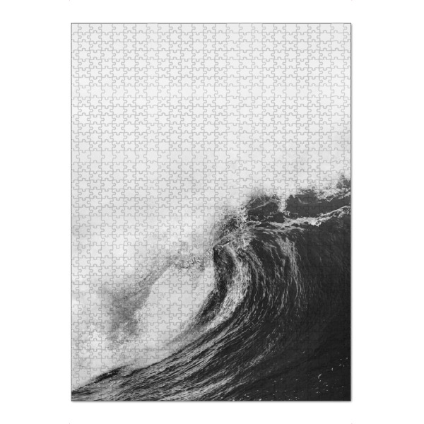 Puzzle Ravensburger "Black and White Ocean Waves" artboxONE - Natur,Schwarzweiß - Ocean,Waves,Black and white - Bild ocean