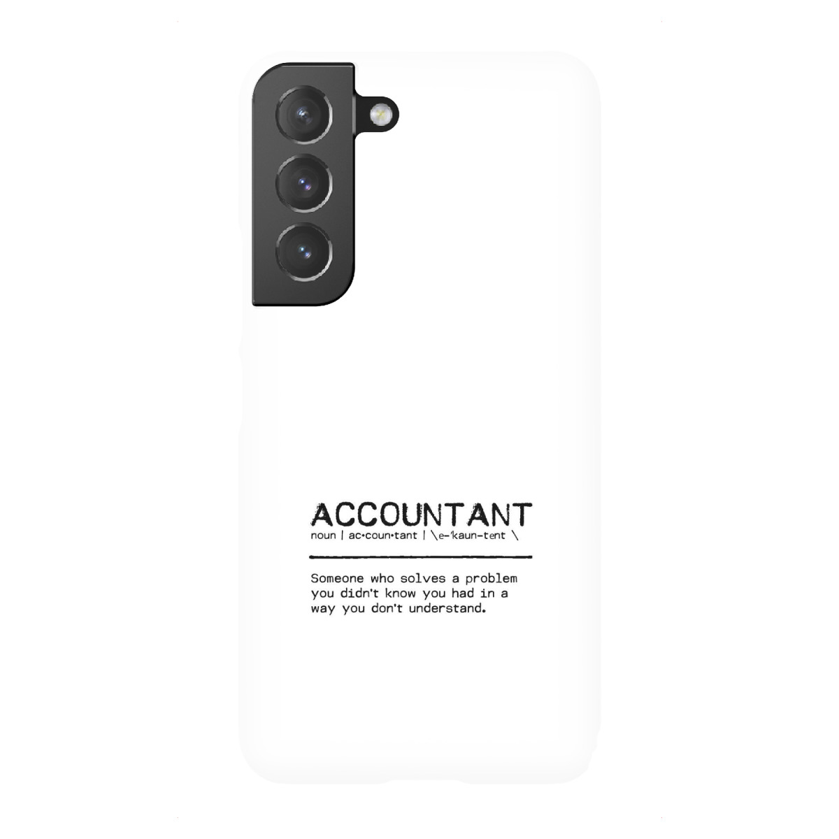 "Accountant Quote"für Samsung Galaxy - Premium-Case Handyhülle artboxONE