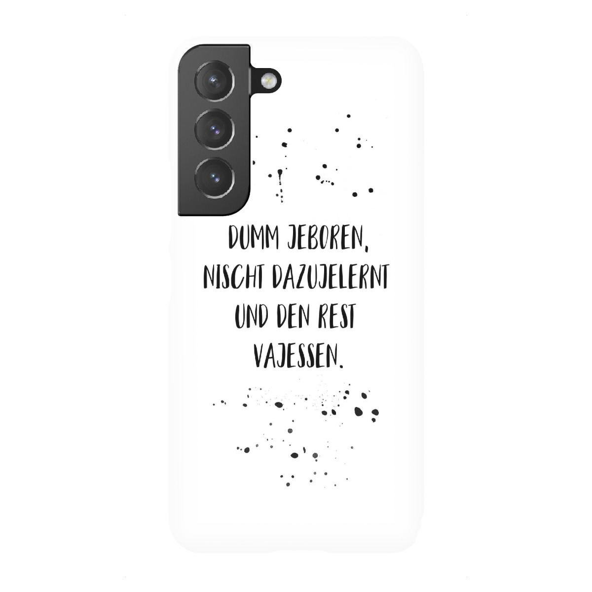 Samsung Galaxy "Berliner Schnauze DUMM JEBOREN" Premium-Case Handyhülle artboxONE
