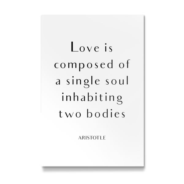 Galerie-Print "Love is composed" 30x20 cm artboxONE