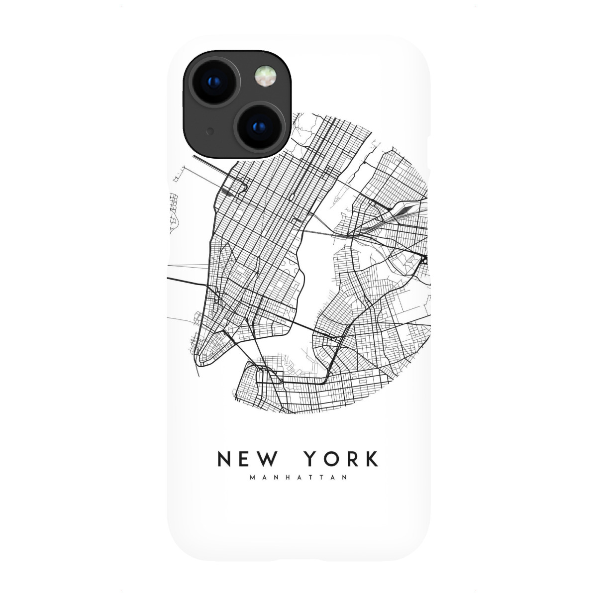 "New York City Map"für iPhone - Premium-Case Handyhülle artboxONE