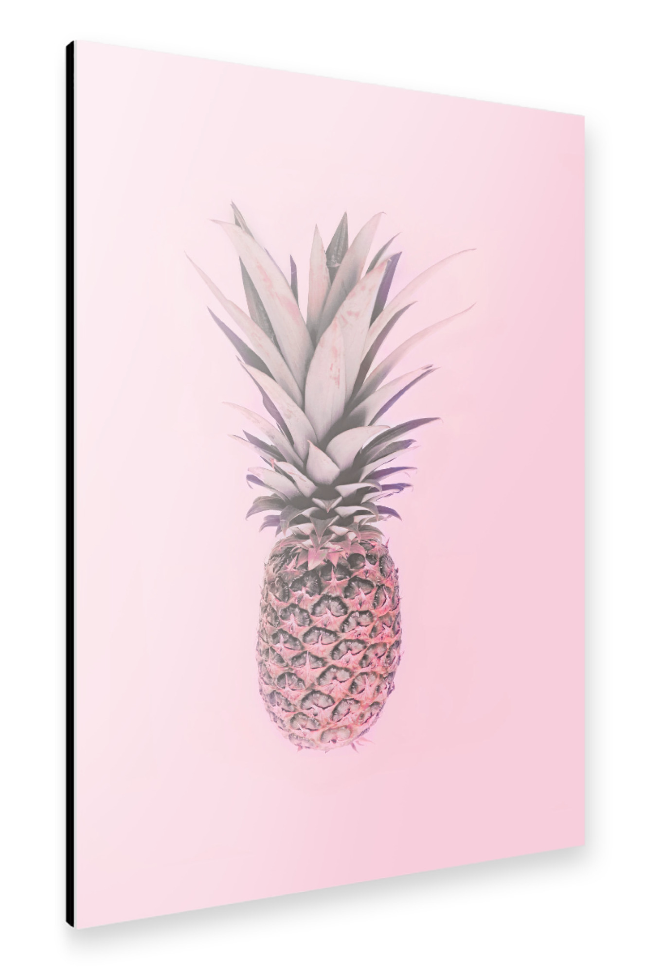 Alu-Dibond "Pink Pineapple" 30x20 cm artboxONE