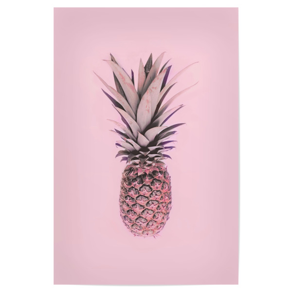 Poster "Pink Pineapple" artboxONE - Essen & Trinken / Obst & Gemüse - Pineapple,Fruit