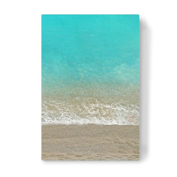 Leinwandbild "Blue from the Top" artboxONE - Natur,Reise - Sea,Ocean,Blue,Water,Top,Drone,Fly,Sand,Landscape,Nature,Travel,Holiday,Beach,Summer,Italy