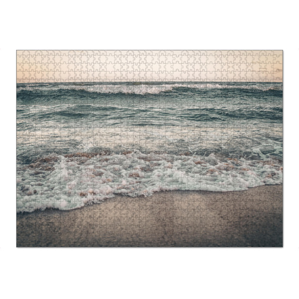 Puzzle Ravensburger "Square Waves" artboxONE - Reise / Strand und Meer - Sea,Wave,Waves,Ocean,Beach - Bild sea