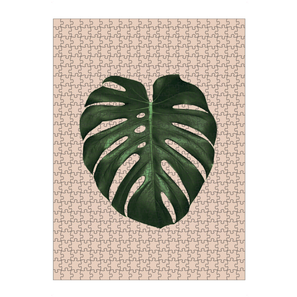 artboxONE Puzzle "Monstera in pink" artboxONE - Natur,Floral