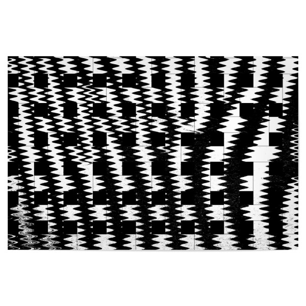 Poster 30x20 cm "Pattern schwarzweiß" artboxONE - Abstrakt,Schwarzweiß - Pattern,Muster,Zebra
